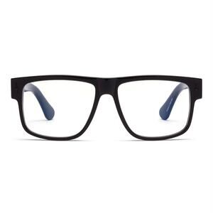 NEW CADDIS mister cartoon blue block lens glasses - 0 in black